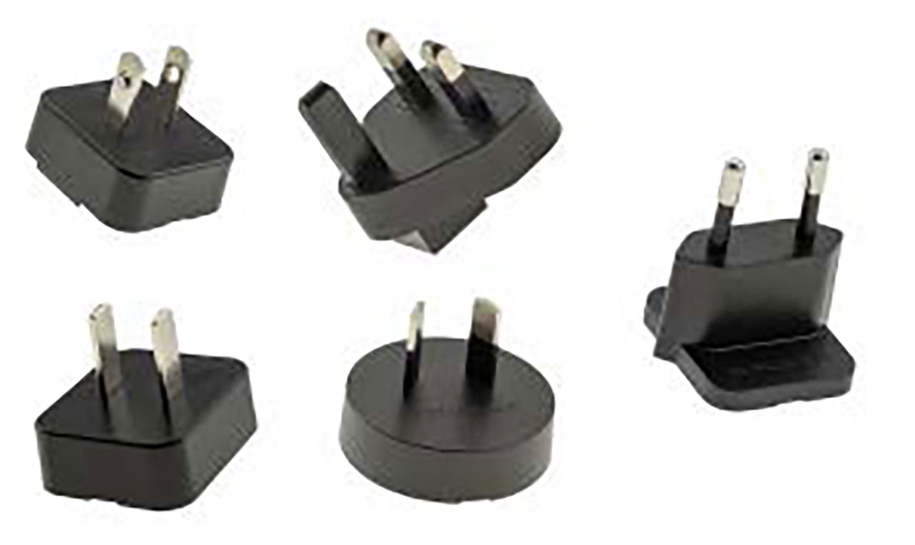 AC Plug Clip Kit for MEAN WELL NGE12 through NGE100 Interchangeable Wall Adapter