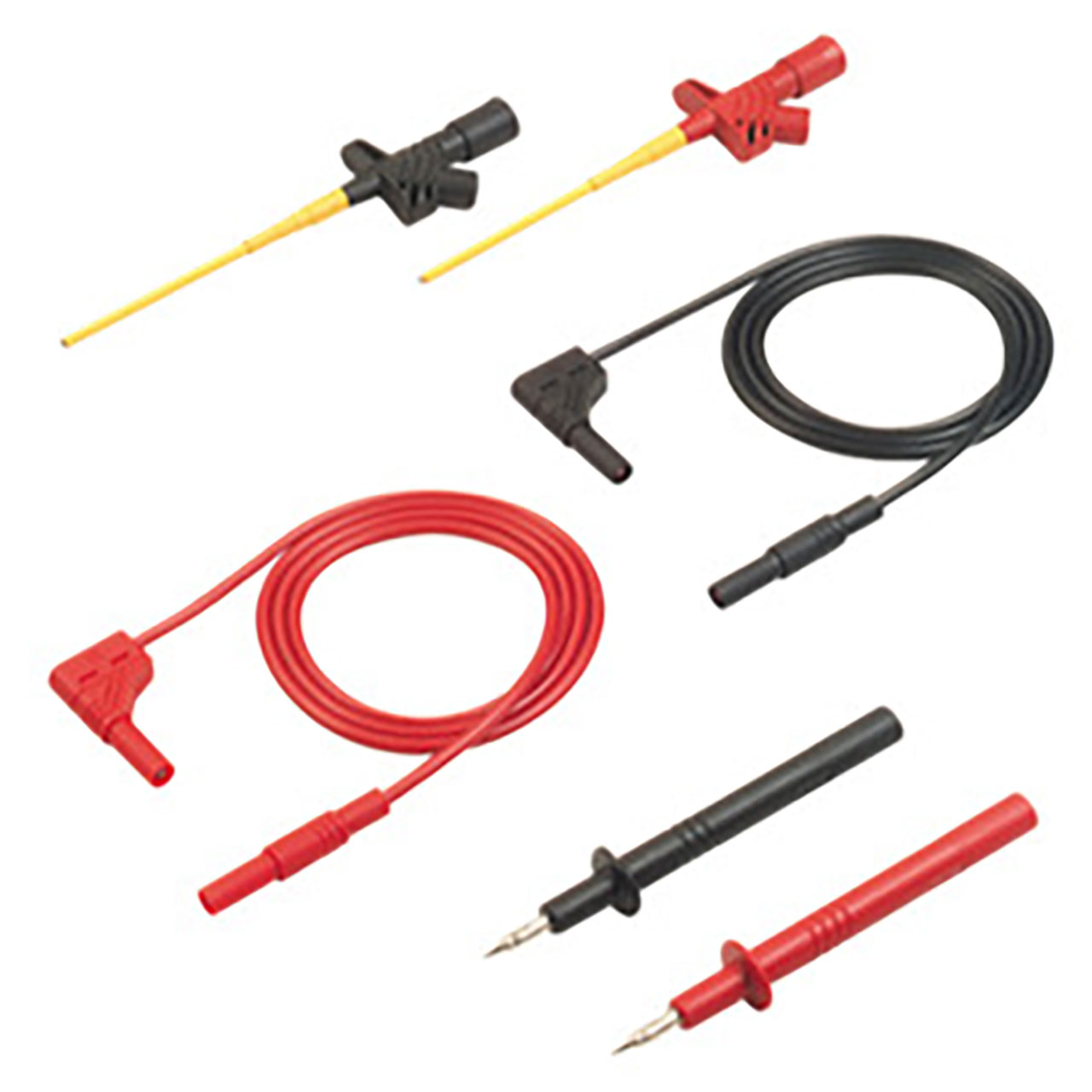 Hirschmann Test Kit 4mm Safety MMS 2040 Test Probes Leads Alligator Clips