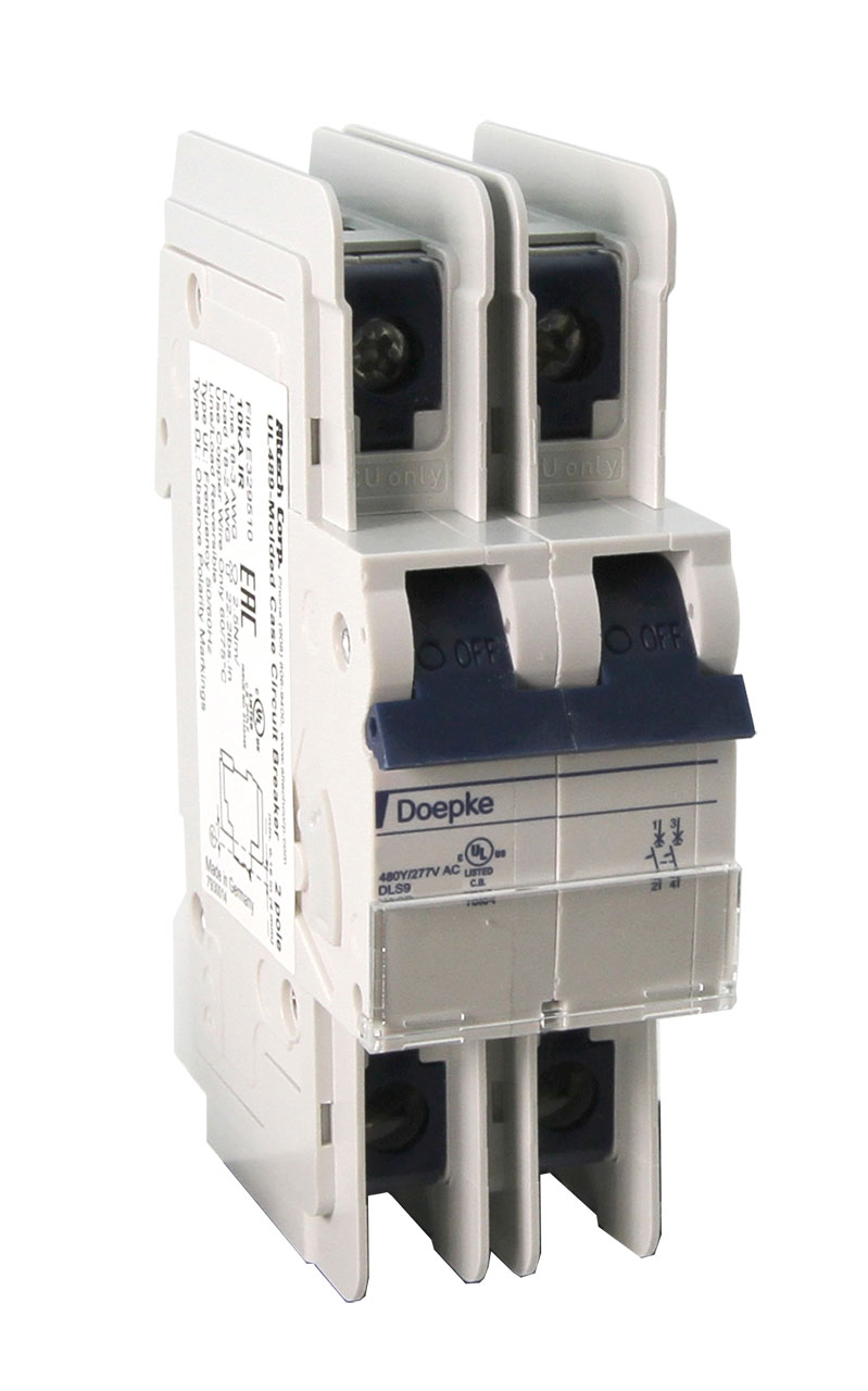 Circuit Breaker 2D5UL 5A D CHAR 2 Pole 480Y/277VAC UL489