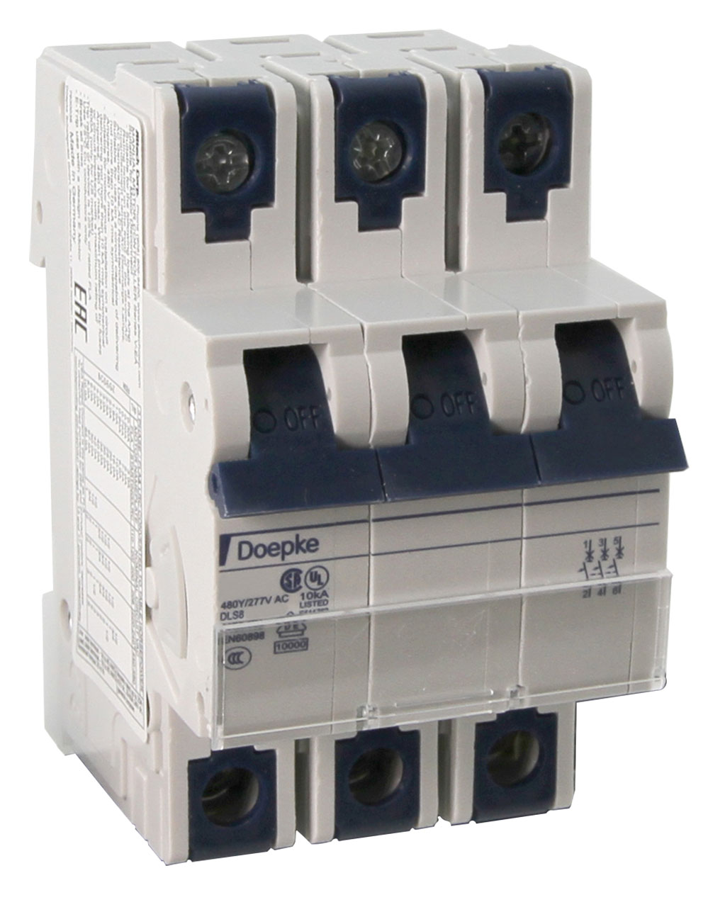 Circuit Breaker 3D20UM 20A D CHAR 3 Pole 480Y/277VAC UL508