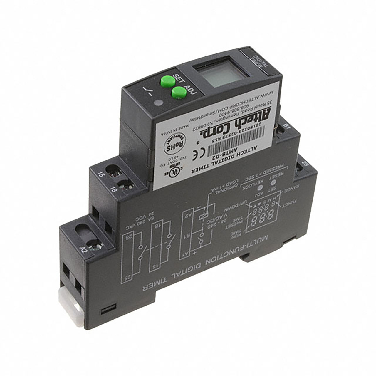 Digital Multi Timer 2 NO 8 Functions 8A/240VAC/24VDC