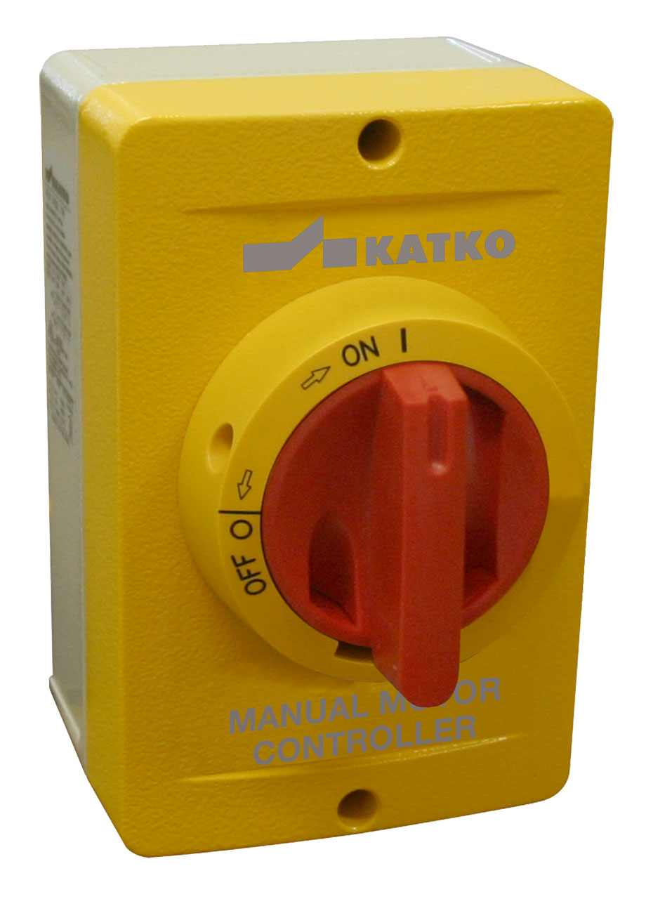 Enclosed Disconnect Switch 3 Pole 40A/600V Yellow/Red Handle A2 Enclosure