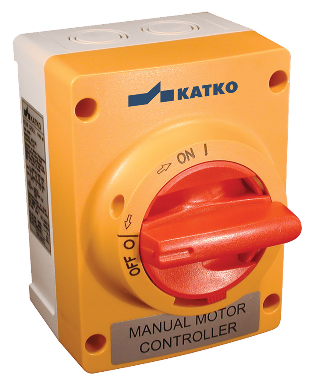 Enclosed Disconnect Switch 3 Pole 80A/600V Yellow/Red Handle U3 Enclosure