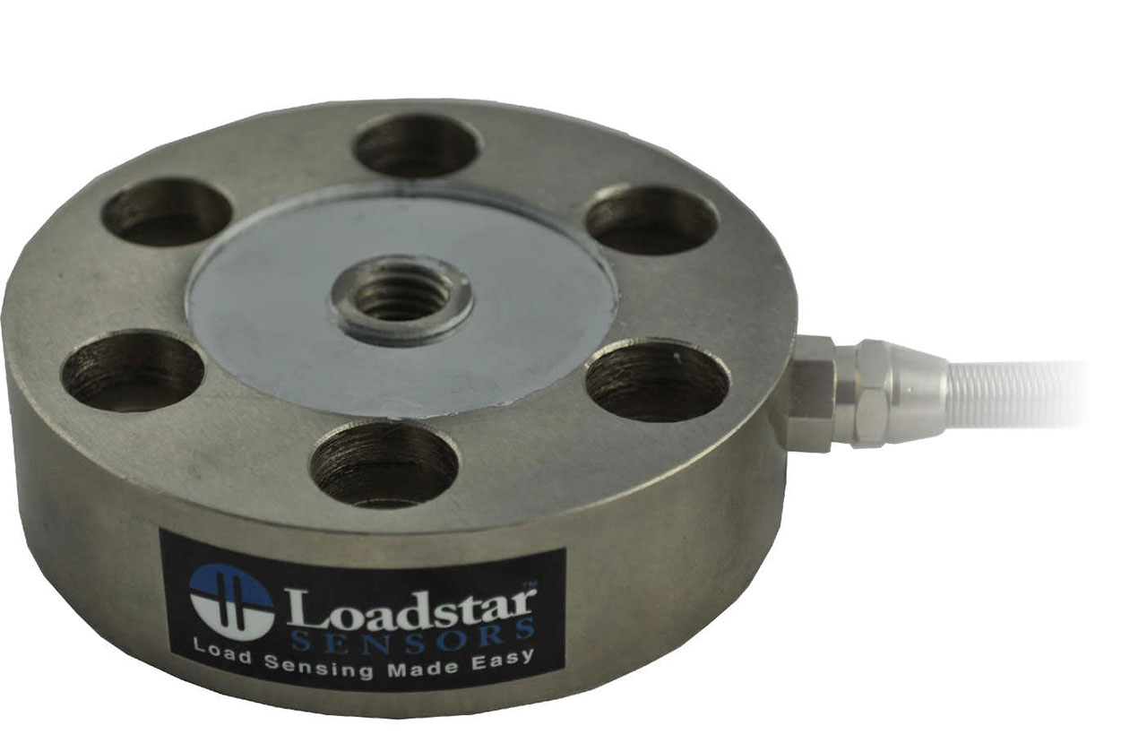 RSB6 Pancake Load Cell with Through Hole Sensor Only 1000 KG Capacity Calibrated in mV/V in Universal