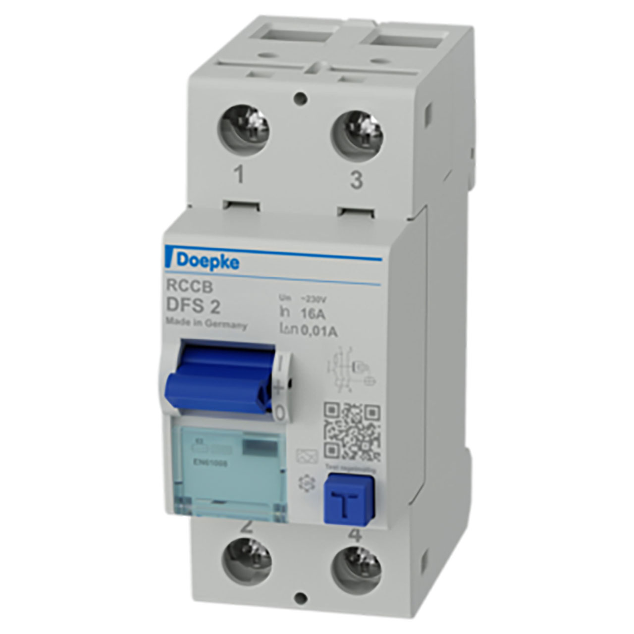 Circuit Breaker Earth Leakage CB 16A 10mA 2 Pole (Supersedes# RP2101)