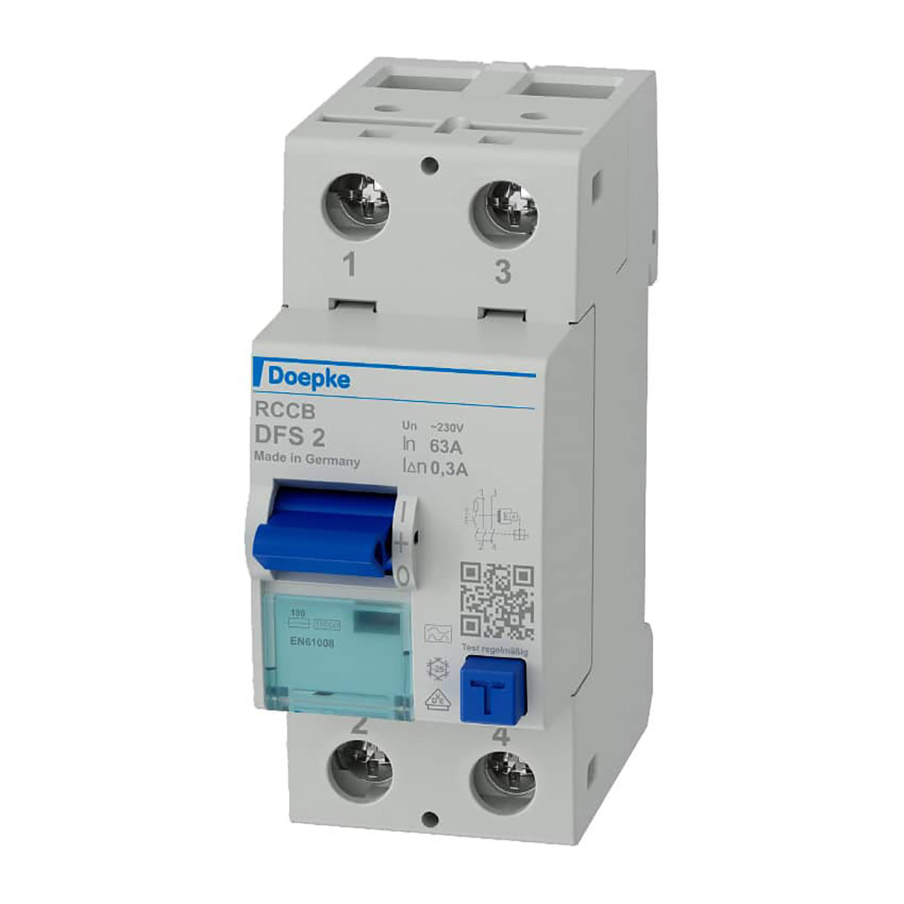 Circuit Breaker Earth Leakage CB 63A 300mA 2 Pole (Supersedes# RP2430)
