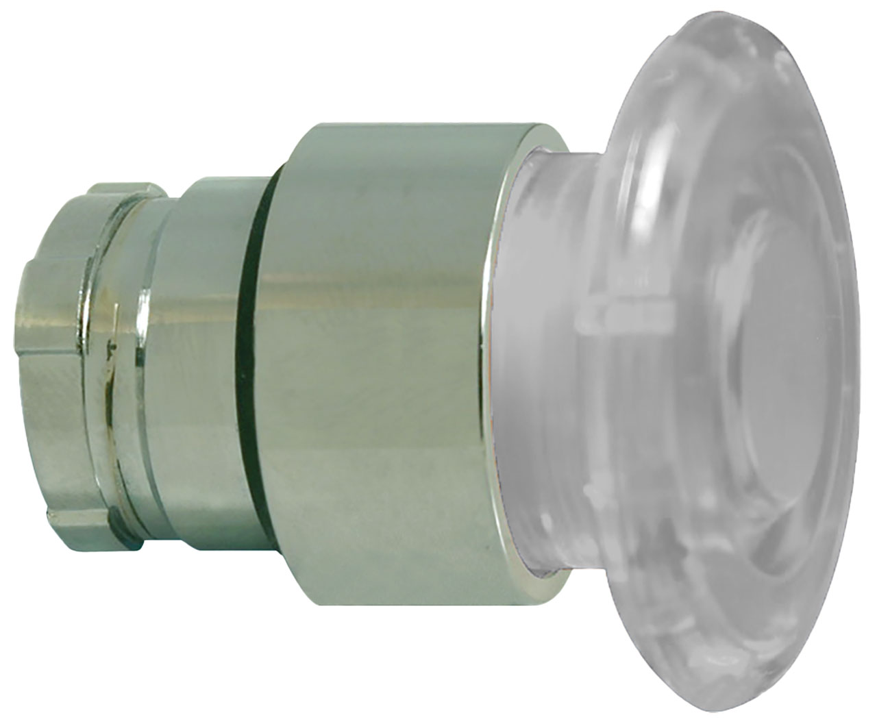 Push Button Switch Operator 22mm Clear LED Illuminated Mushroom Head Momentary 48V