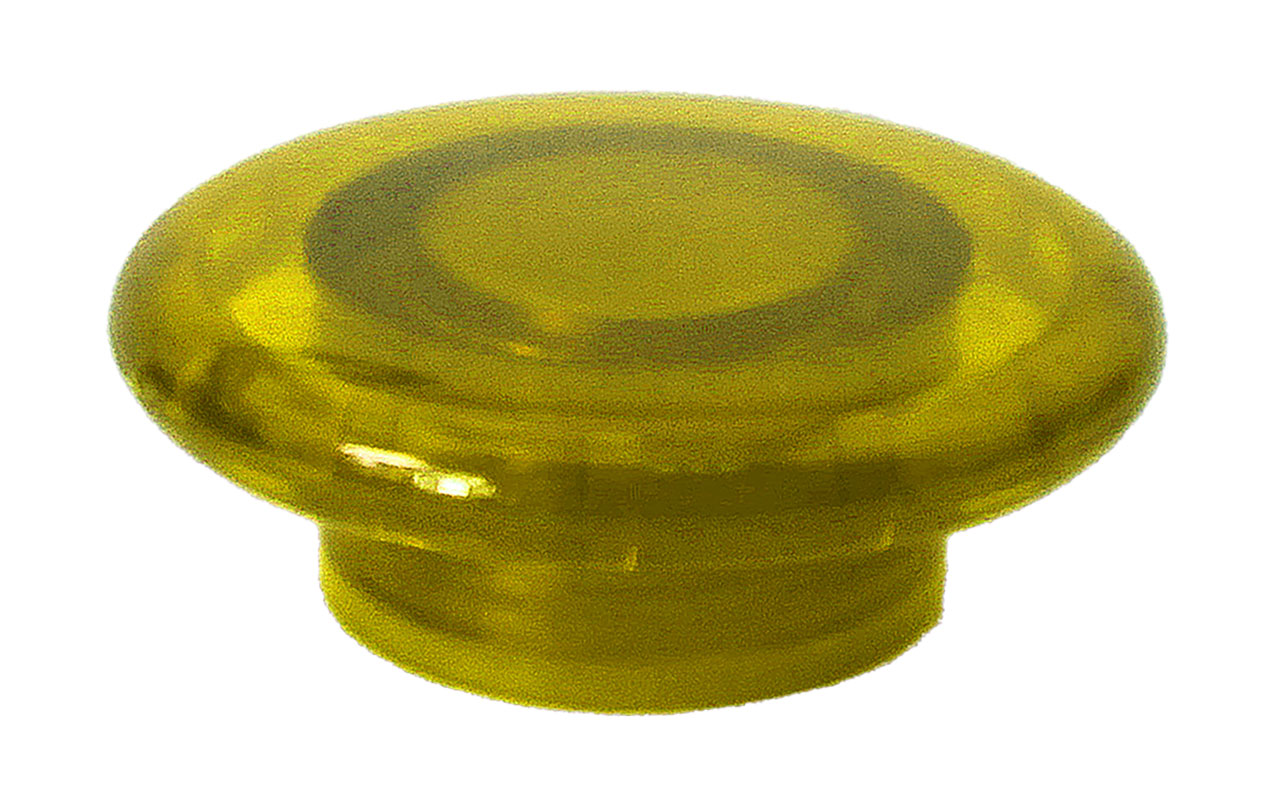 Push Button Switch Operator Lens 22mm Yellow Mushroom Head