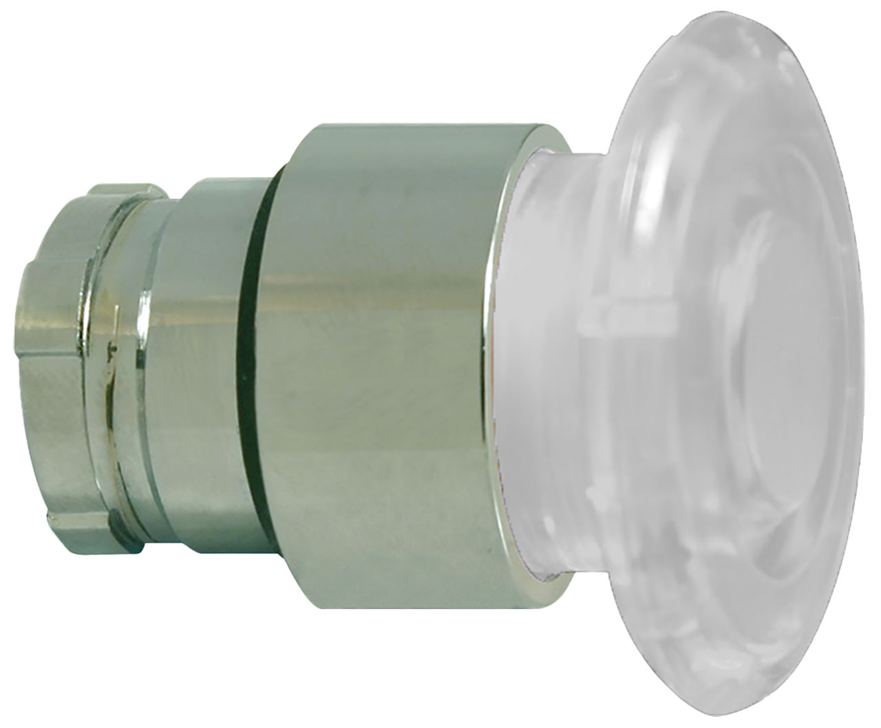 Push Button Switch Operator 22mm White LED Illuminated Mushroom Head Push-Pull 110V