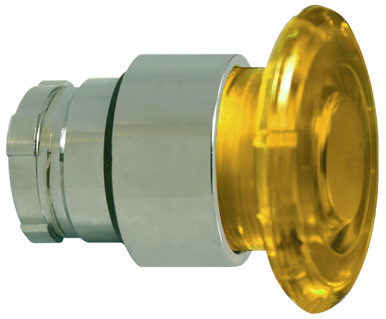 Push Button Switch Operator 22mm Amber LED Illuminated Mushroom Head Push-Pull 230V