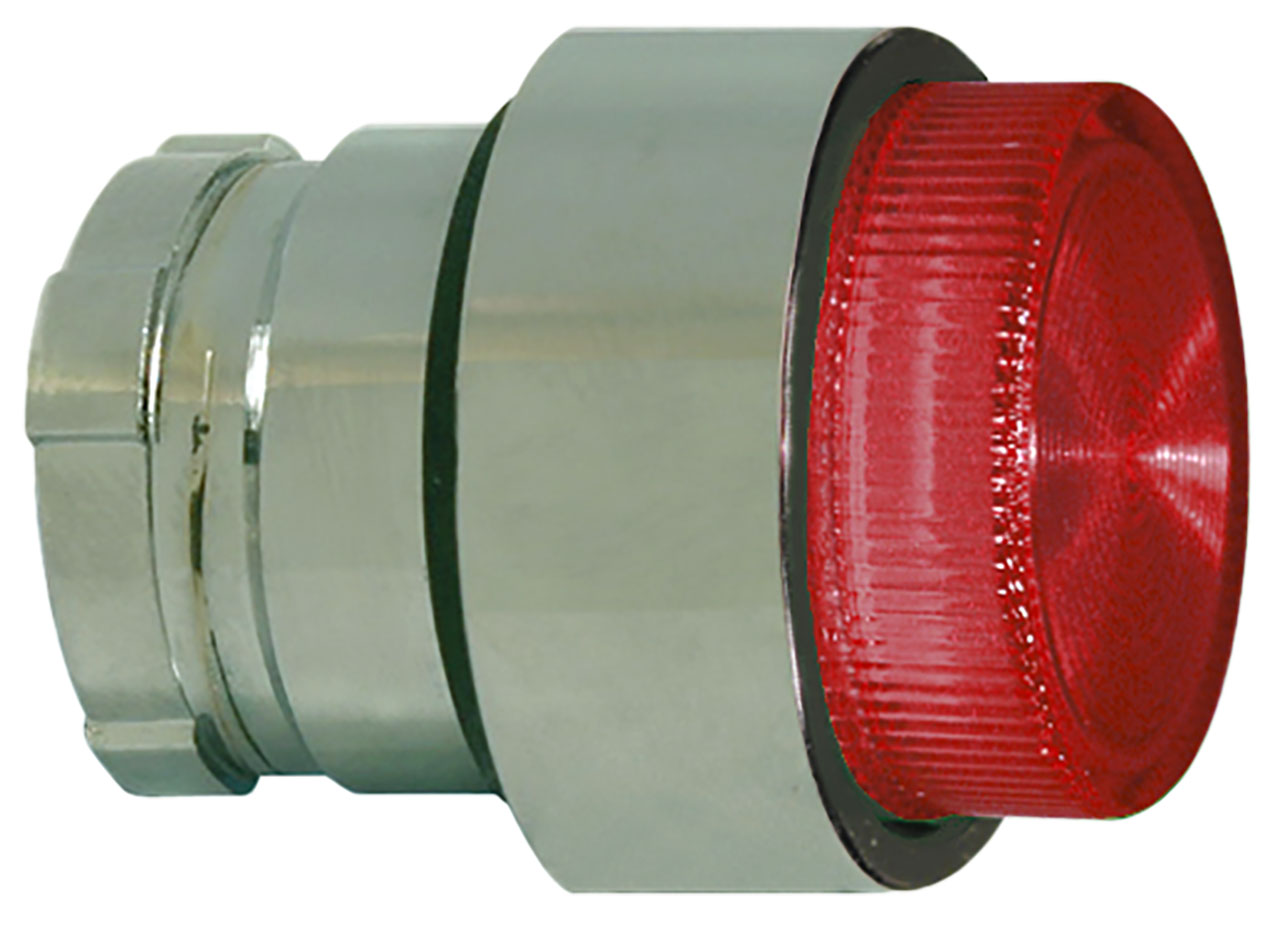 Push Button Switch Operator 22mm Red LED Illuminated Projecting Head Momentary 110V