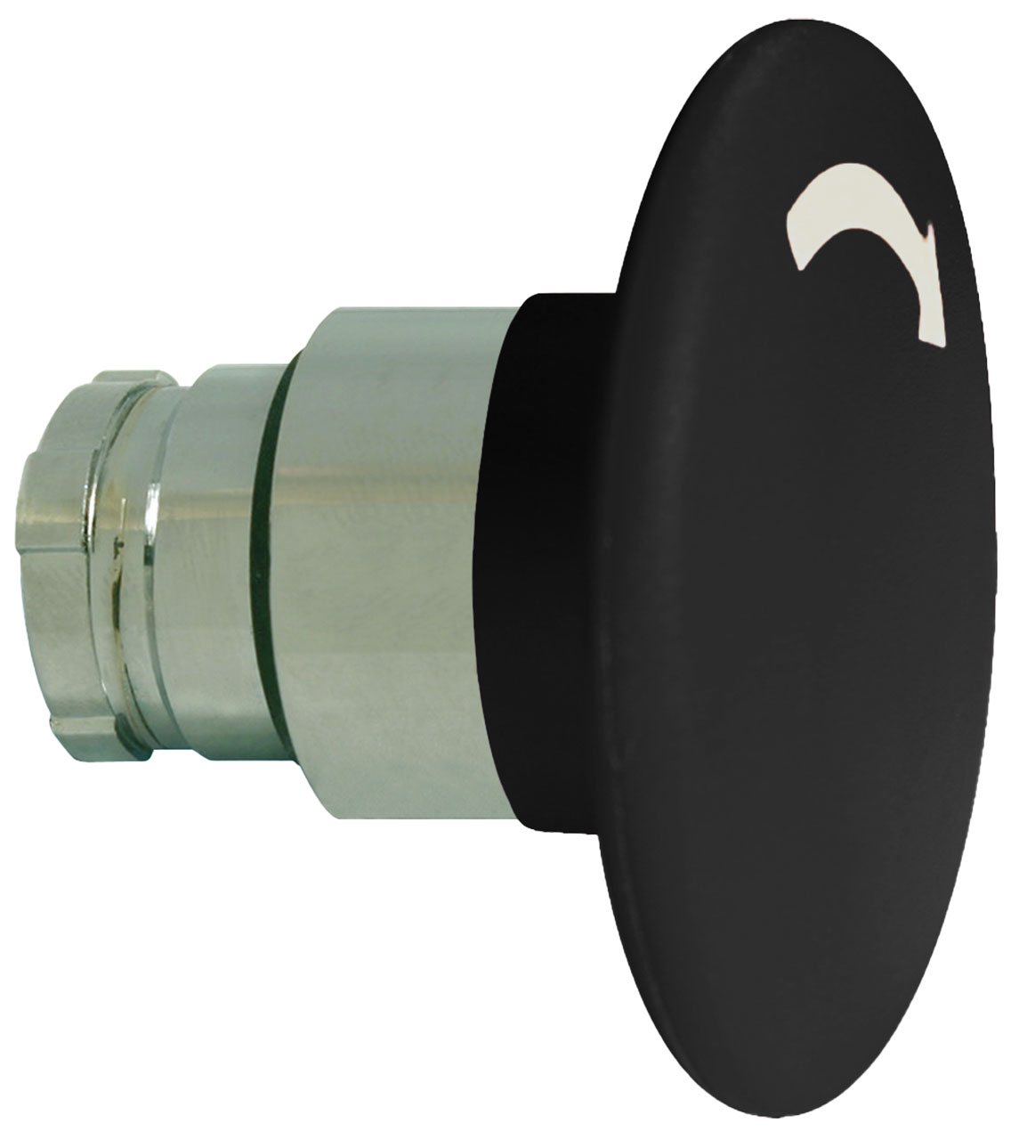 Push Button Switch Operator 22mm Black 60mm Head Latch/Arrow Non-Illuminated