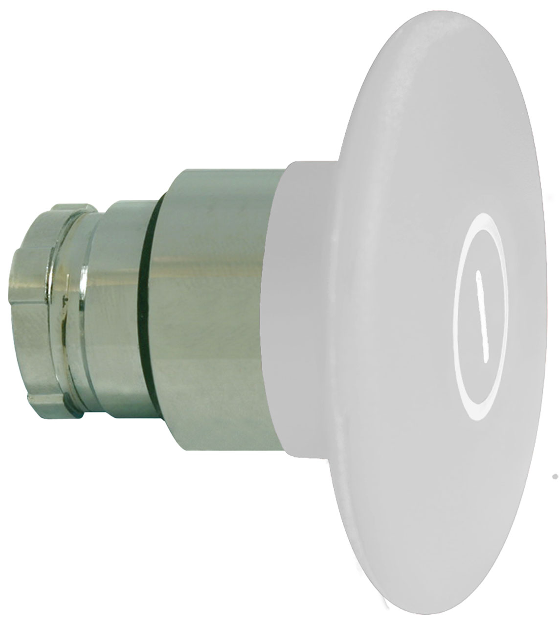 Push Button Switch Operator 22mm White 60mm Mushroom Head Push-Pull Non-Illuminated