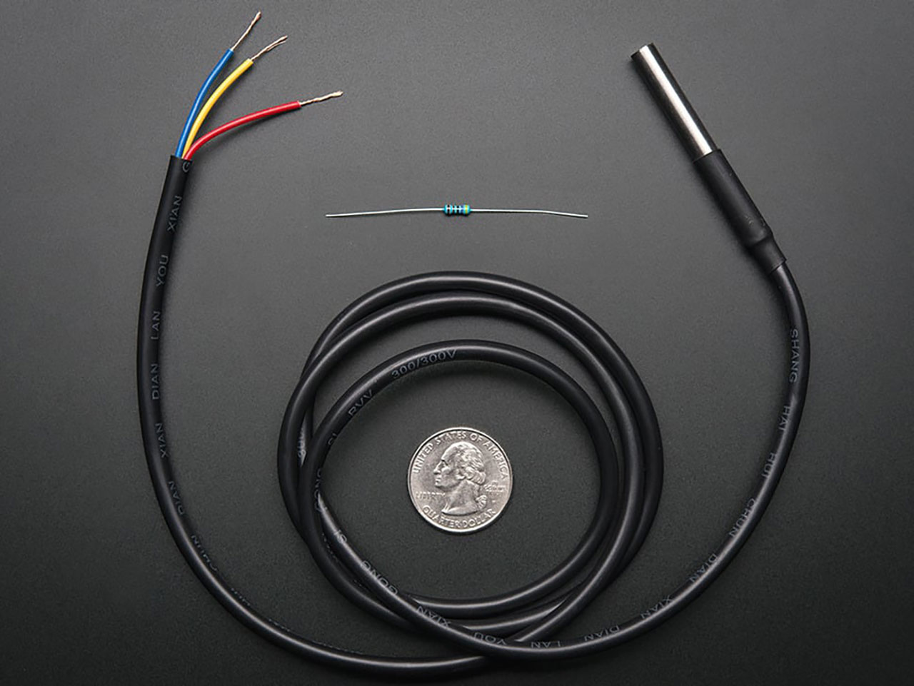 Waterproof 1-Wire Ds18B20 Digital Temperature Sensor