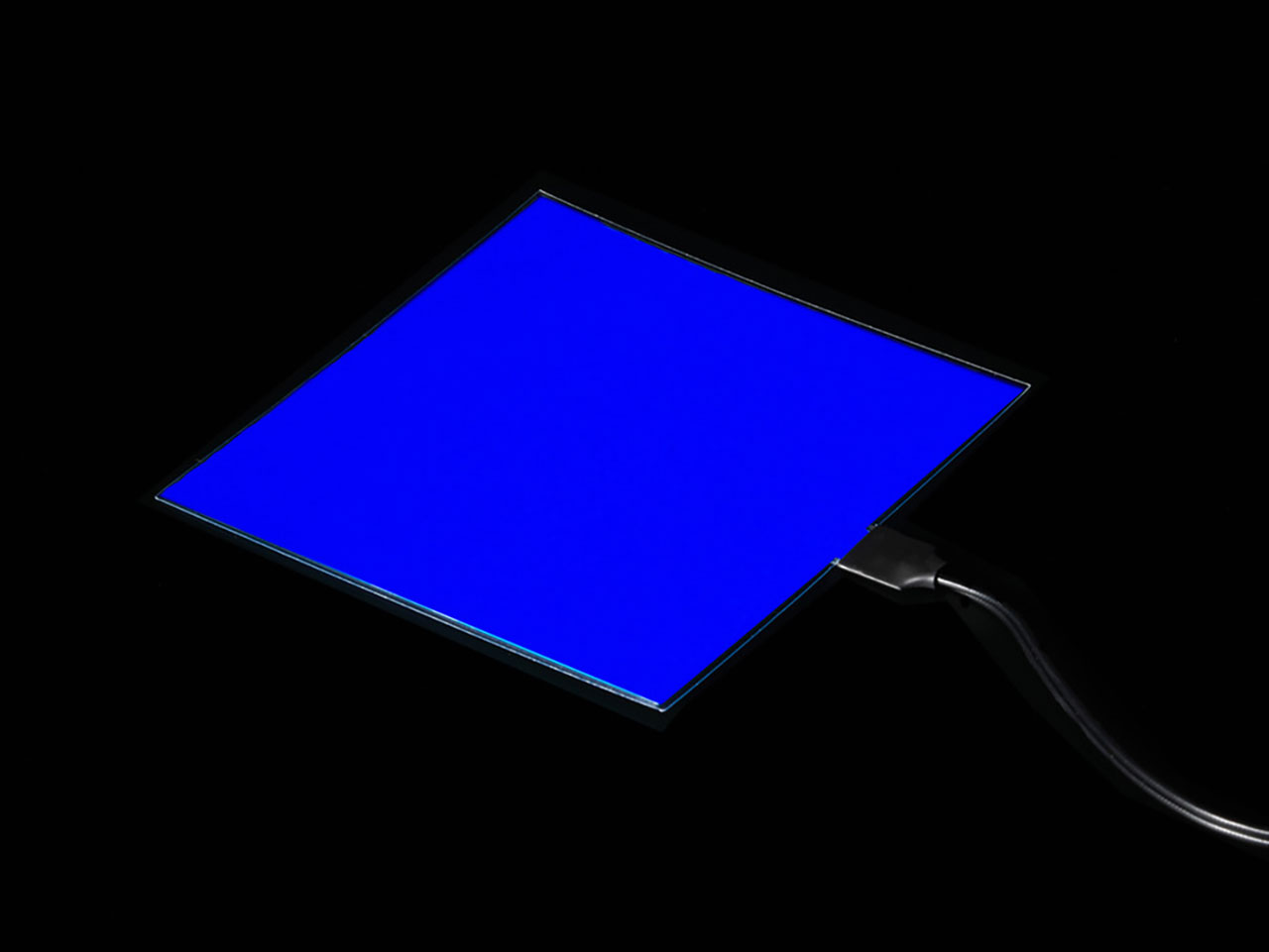 Electroluminescent (El) Panel Starter Pack - 10cm X 10cm Blue