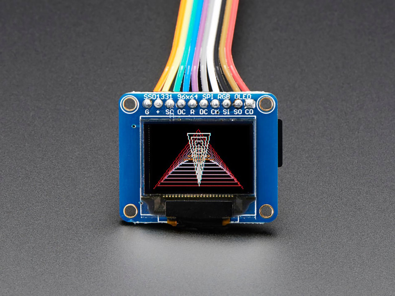 Oled Breakout Board - 16-Bit Color 0.96 with MicroSD Holder
