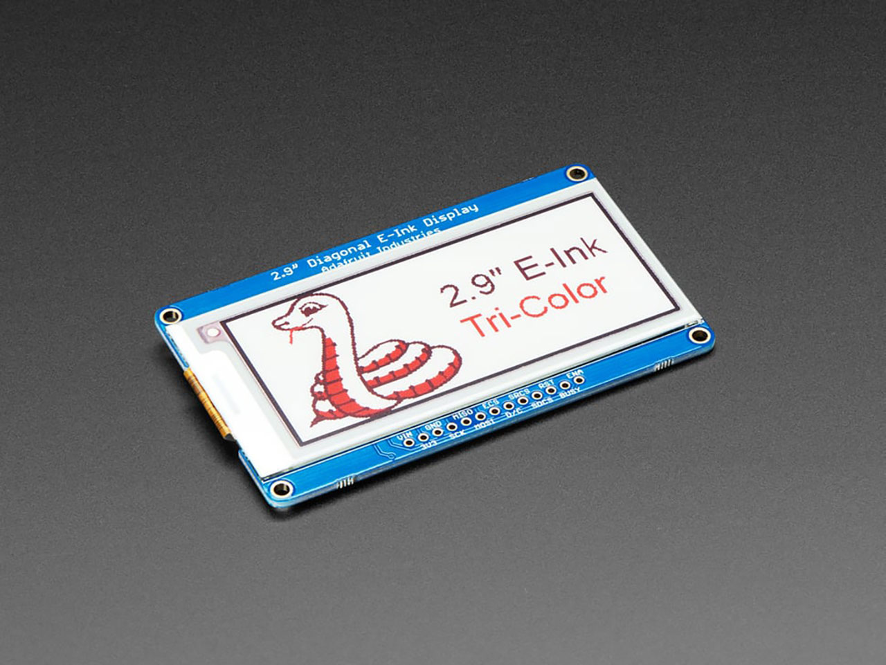 Adafruit 2.9 Red/Black/White Eink Display Breakout - Think Ink - Uc8151D Chipset