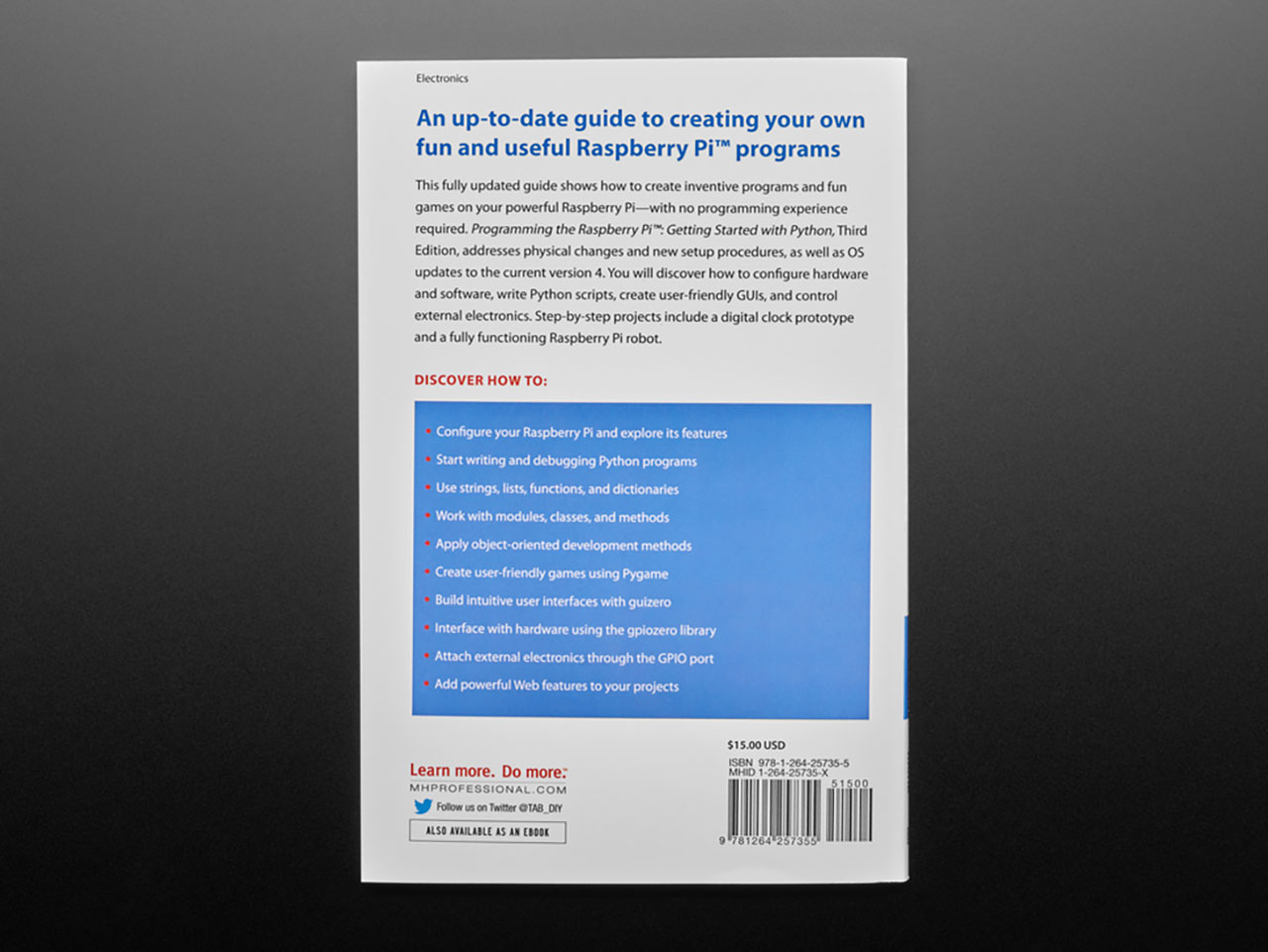 Programming The Raspberry Pi: Getting Started with Python - Third Edition - 2021