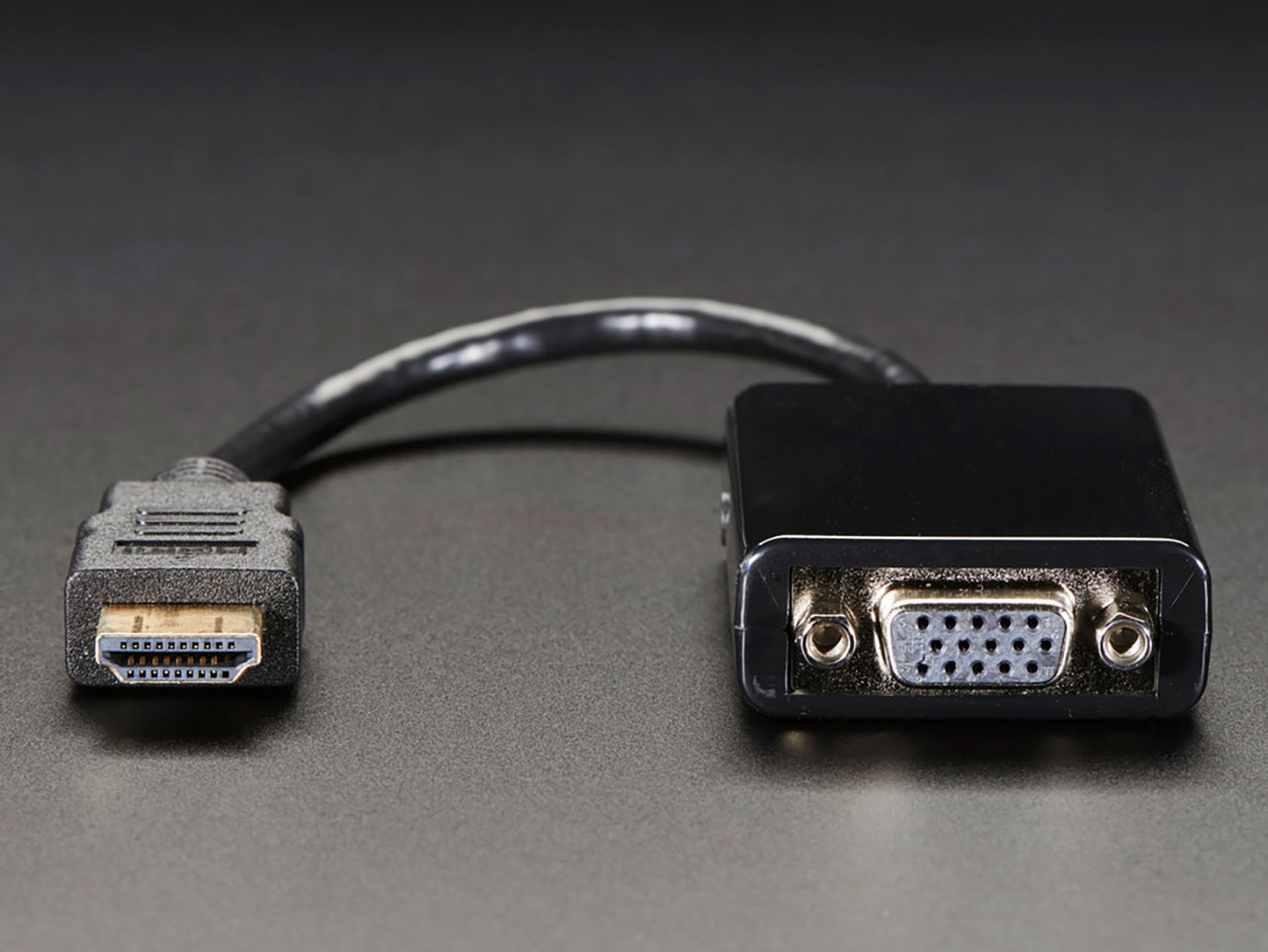 HDMI to VGA Video Adapter and 3.5mm Male/Male Stereo Cable