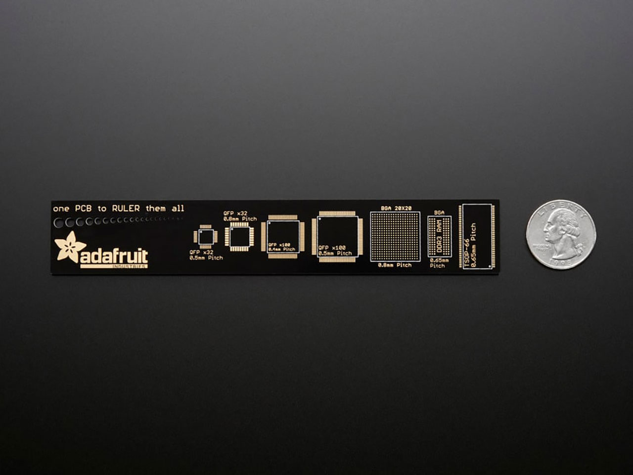Adafruit PCB Ruler V2 - 6