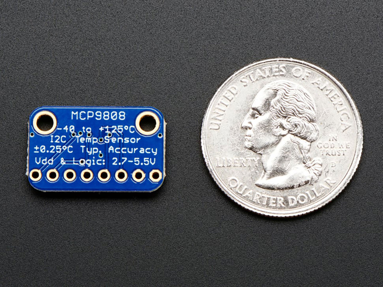 Mcp9808 High Accuracy I2C Temperature Sensor Breakout Board