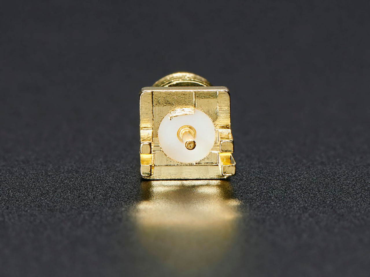 Edge-Launch Sma Connector for 0.8mm / 0.031 Slim PCBs