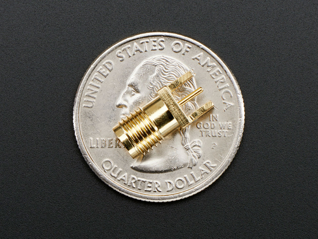 Edge-Launch Sma Connector for 1.6mm / 0.062 Thick PCBs