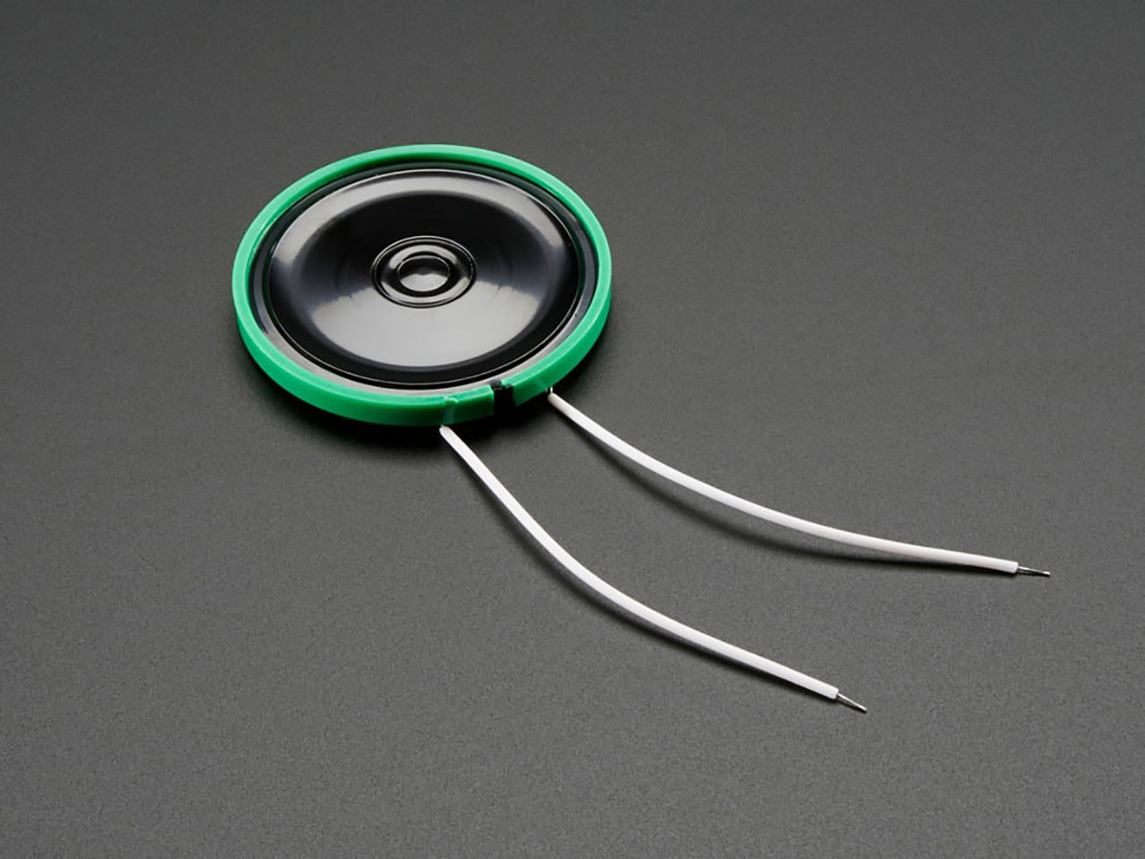Thin Plastic Speaker with Wires - 8 Ohm 0.25W