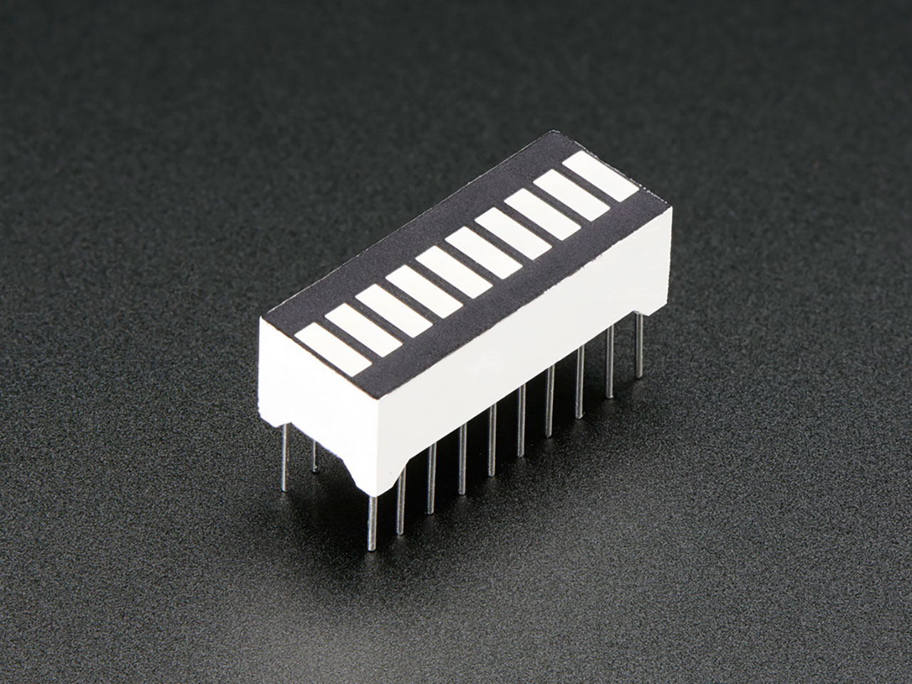 10 Segment Light Bar Graph LED Display - Yellow-Green