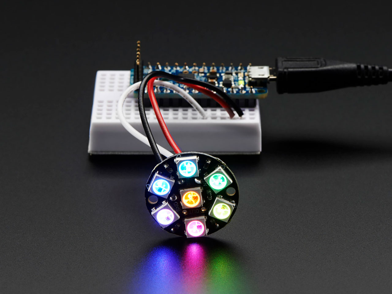 Neopixel Jewel - 7 X 5050 RGB LED with Integrated Drivers