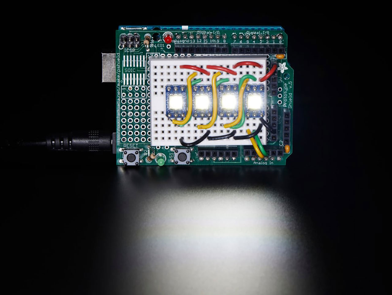 5050 Cool White LED with Integrated Driver Chip - 10 Pack - ~6000K