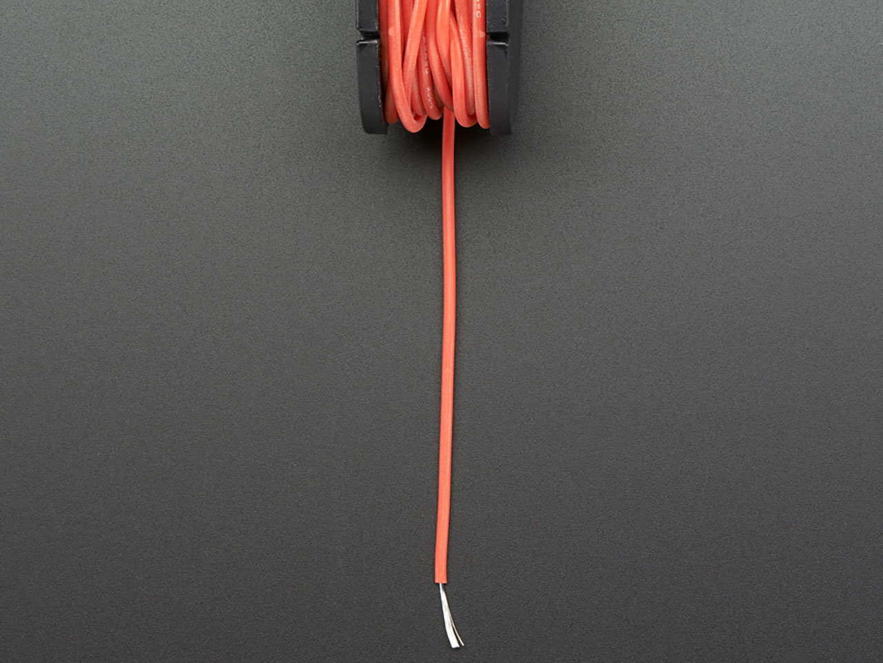 Silicone Cover Stranded-Core Wire - 25Ft 26AWG - Red