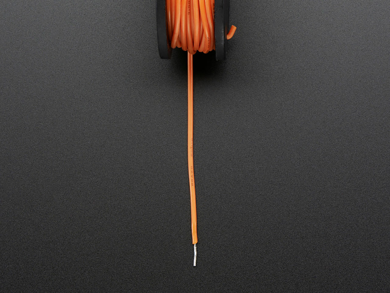 Silicone Cover Stranded-Core Wire - 25Ft 26AWG - Orange