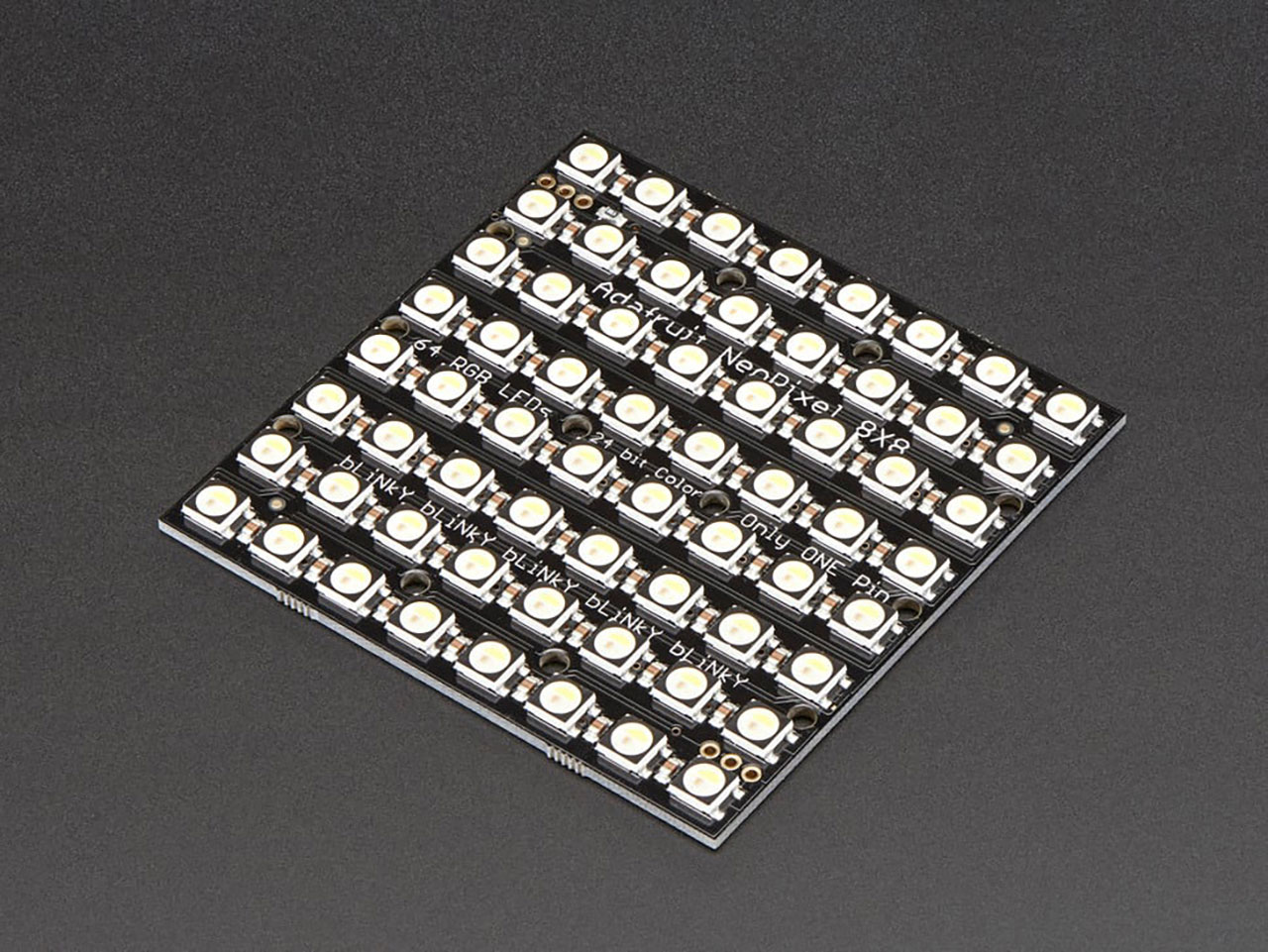 Adafruit Neopixel Neomatrix - 64 RGBw - Natural - ~4500K