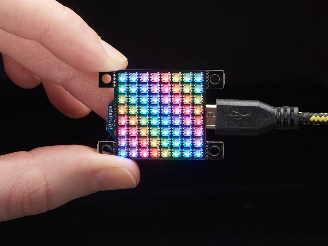 Adafruit Dotstar High Density 8X8 Grid - 64 RGB LED Pixel Matrix