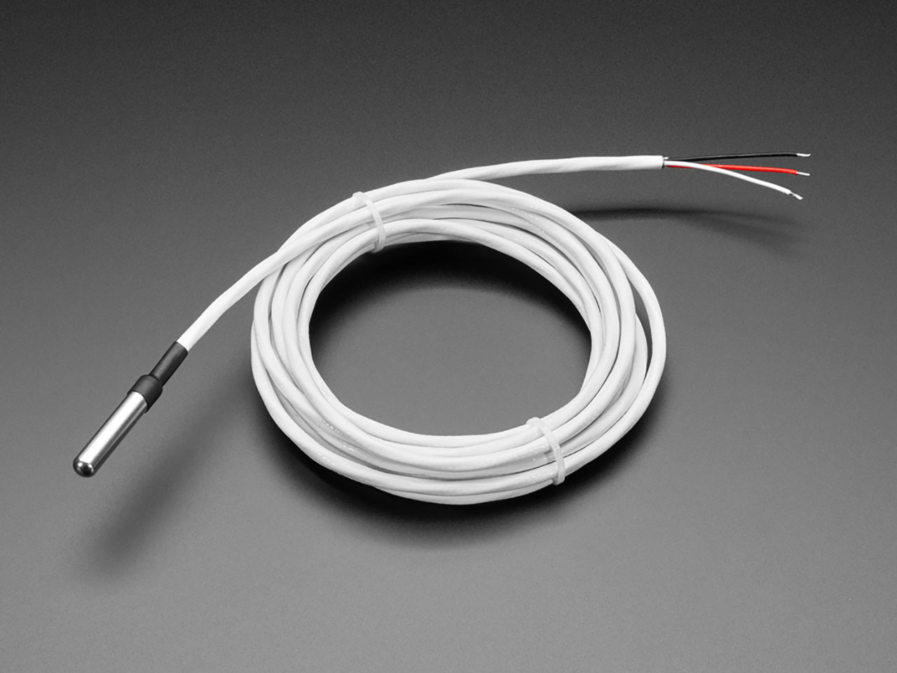 High Temp Waterproof Ds18B20 Digital Temperature Sensor - 3M Long