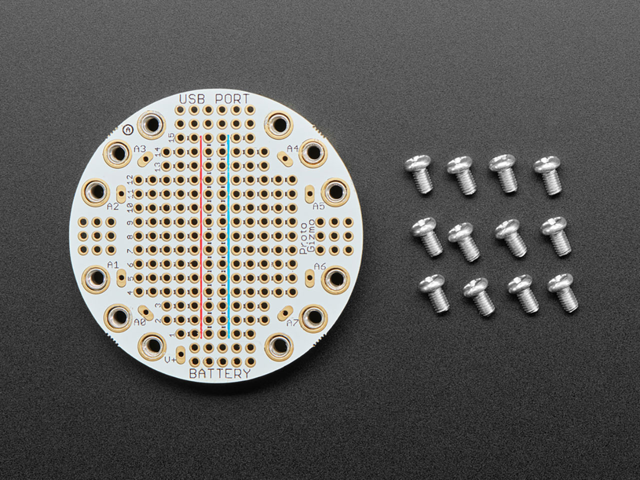 Circuit Playground Proto Gizmo - Bolt-On Perma-Proto