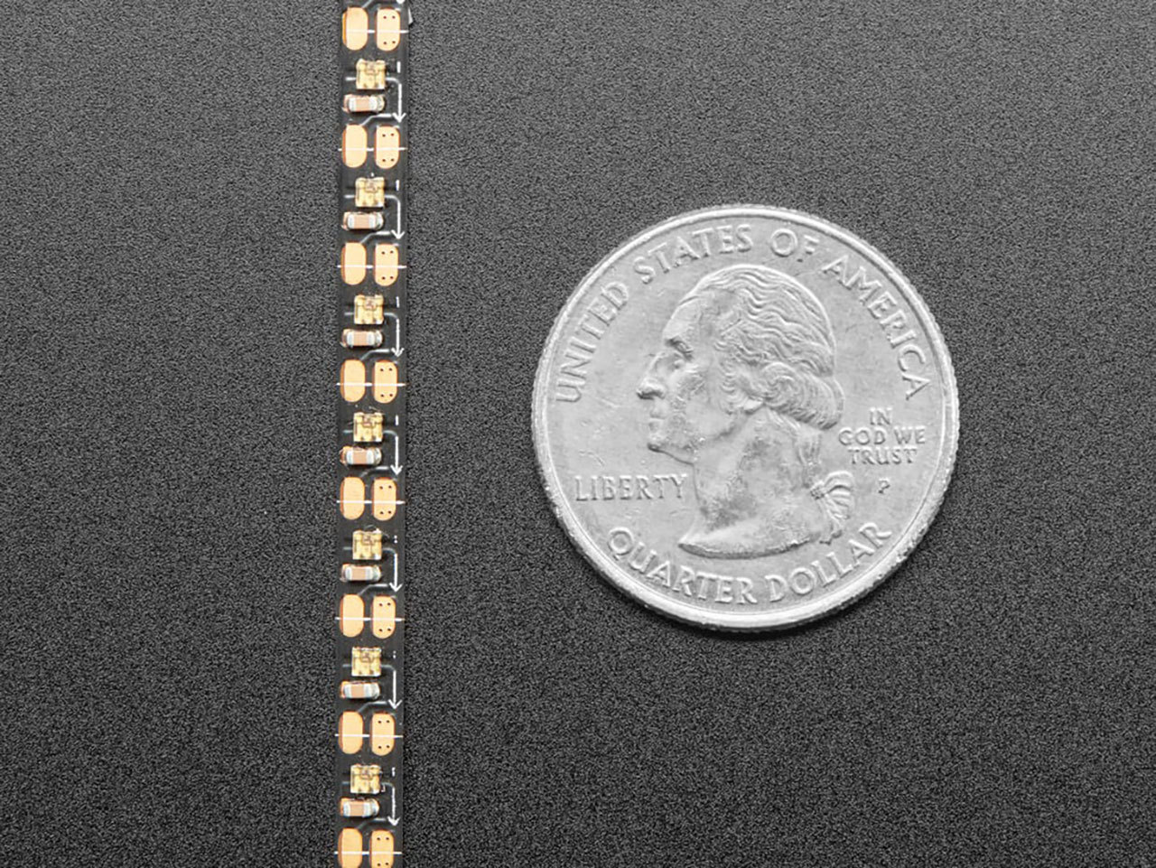 Ultra Skinny Neopixel 1515 LED Strip 4mm Wide - 0.5 Meter Long - 75 LEDs