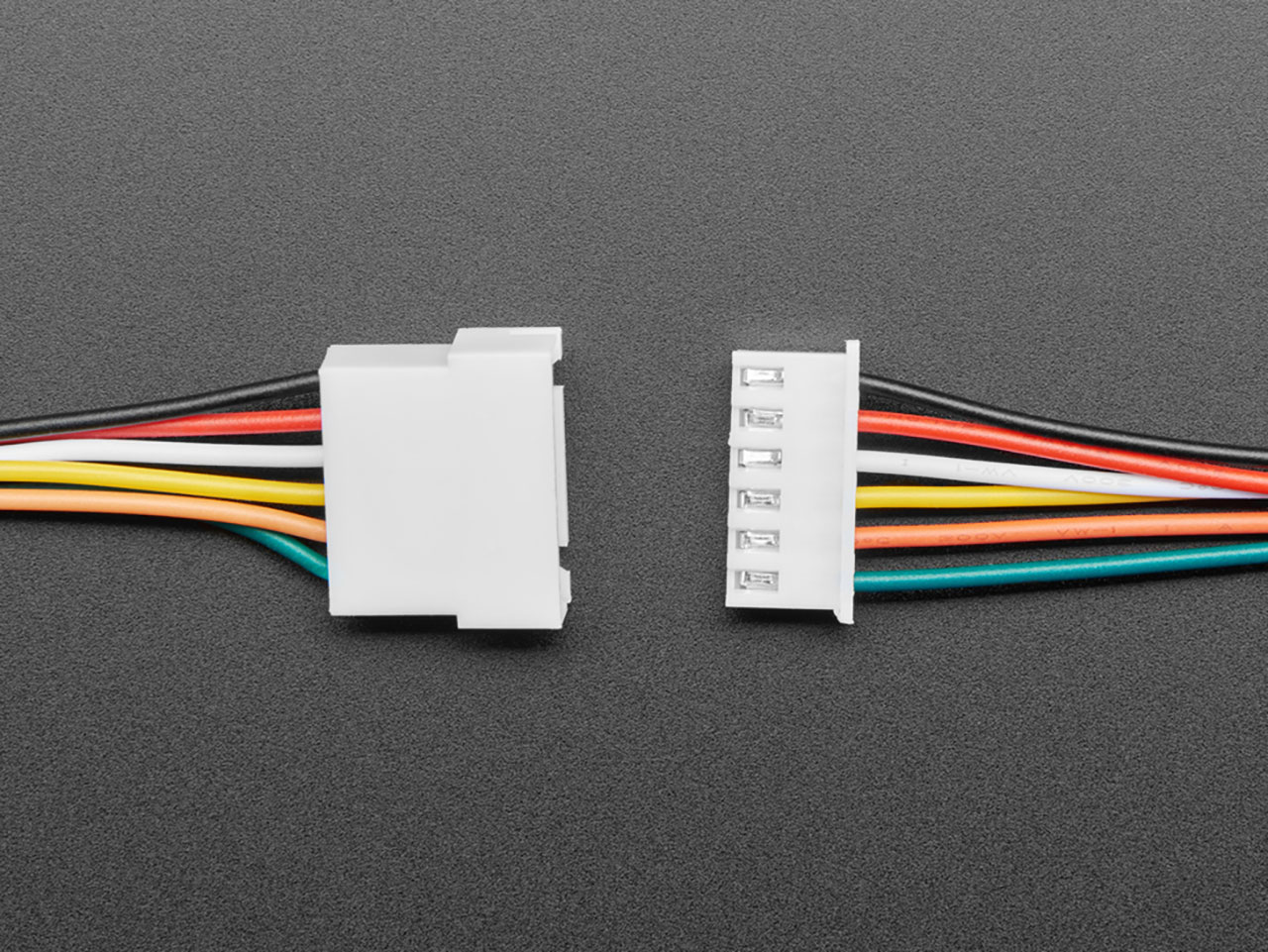 2.5mm Pitch 6-Pin Cable Matching Pair - JST Xh Compatible