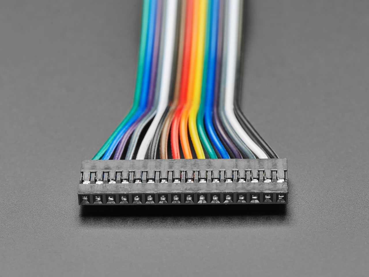 2.54mm 0.1 Pitch 16-Pin Jumper Cable - 20cm Long