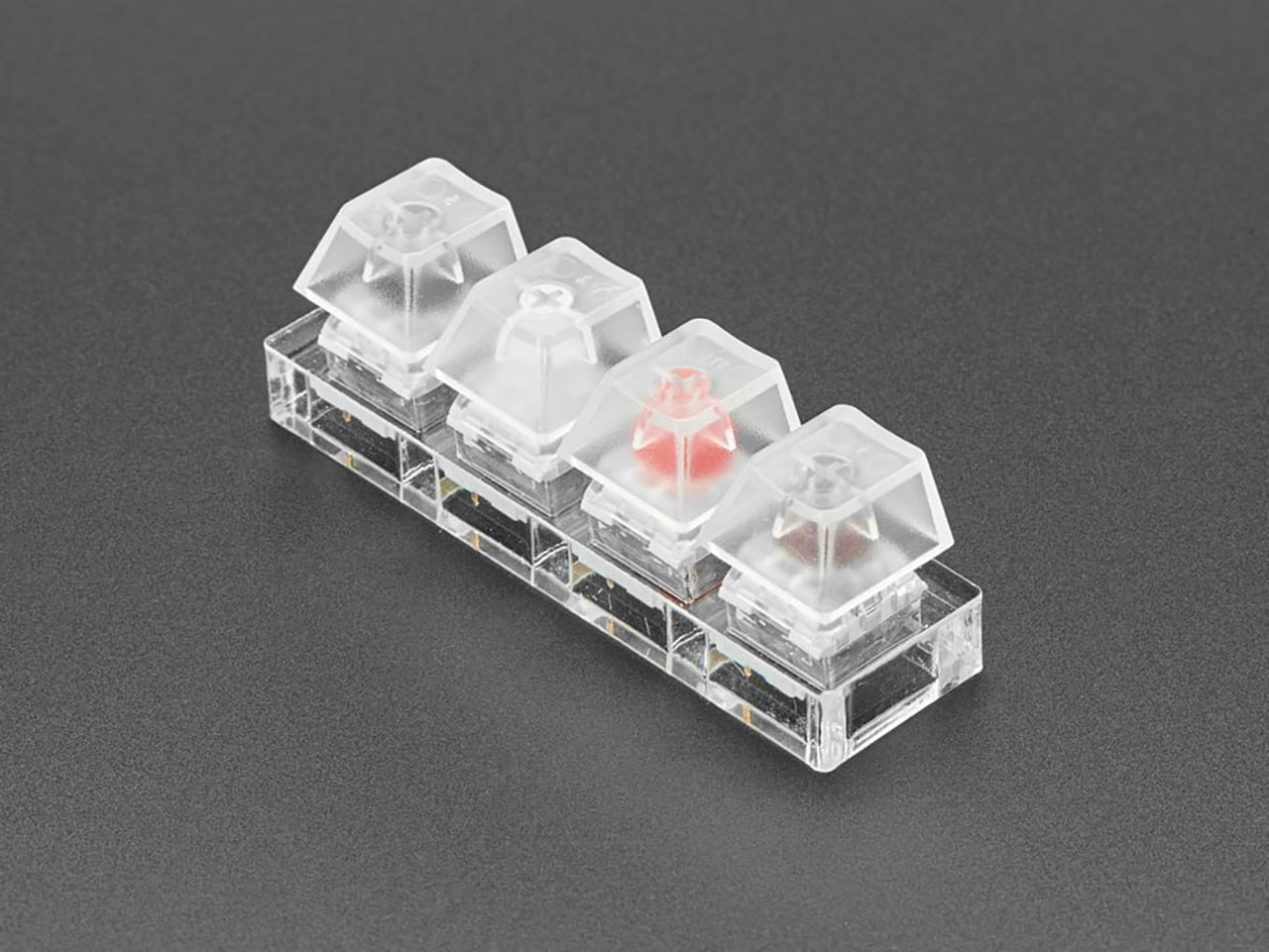 Kailh Mechanical Four Key Tester: White Black Red Brown Switches