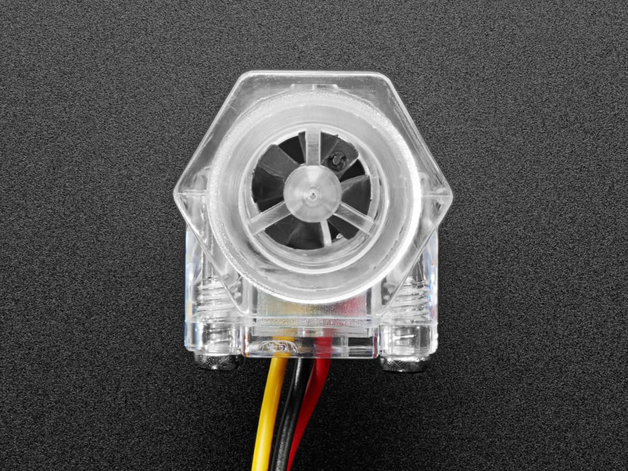 Clear Turbine Water Flow Sensor with 3-Pin Jst