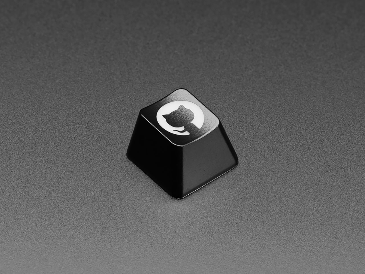 Etched Glow-Through Keycap with Github Octocat Logo - Mx Compatible Switches