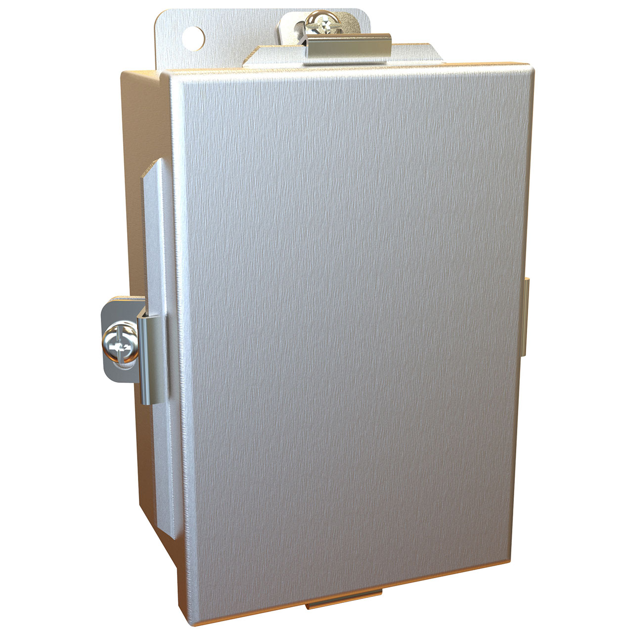 NEMA 4x J Box Lift Off Cover with Panel 6 x 4 x 3 Aluminum 6 x 4 x 3 Inch