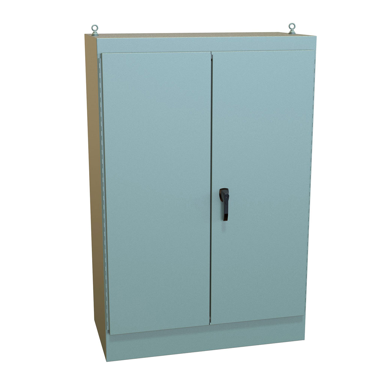 NEMA 12 Freestanding Enclosure Double Door 72 x 48 x 24 Steel/Gray