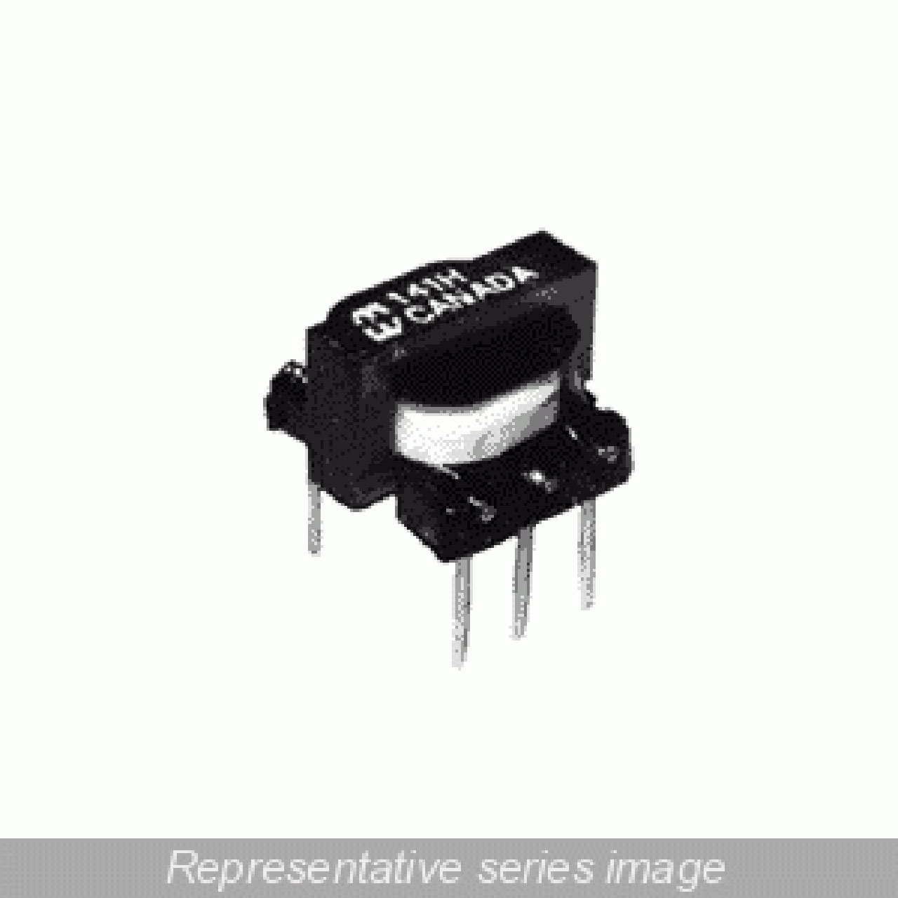 Audio Transformer Low Profile Pc Board Mount 200K:1000 Ohms 141 Series 100mW