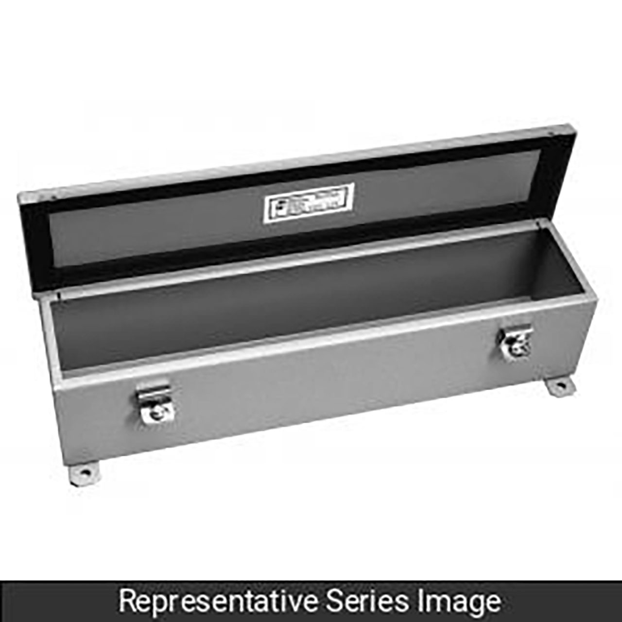 NEMA 4/12 Wiring Trough 6 x 6 x 24 Steel/Gray