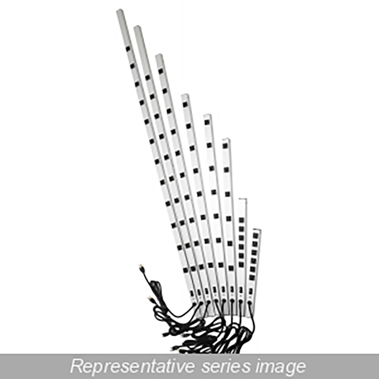 Powerbar 19 Outlet 5-15R 19 Front 0 Rear 15A 125VAC 6 Foot Cord 5-15P Natural 70 Inch