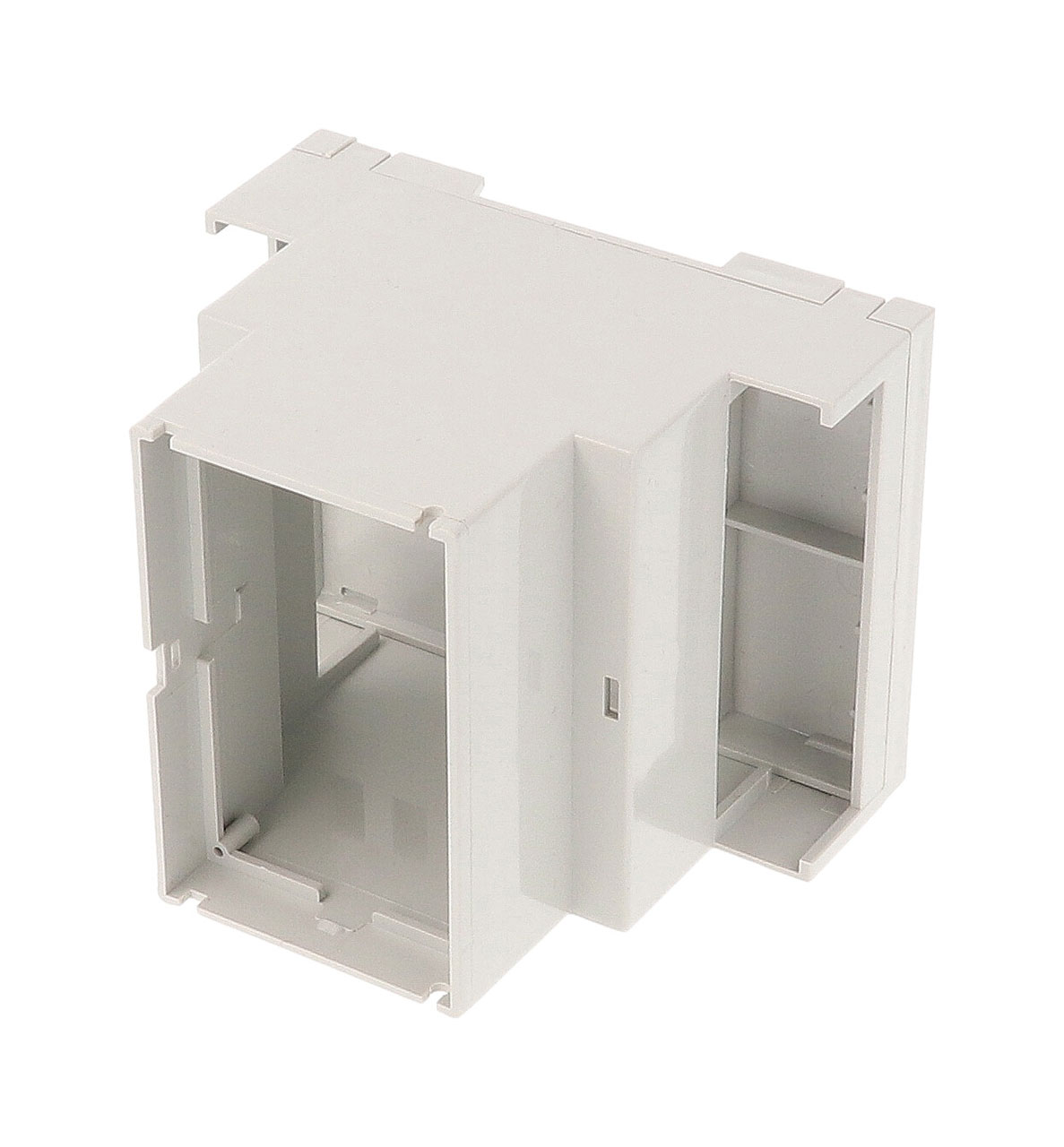 DIN 4 Rail Mounted Enclosure 3.54 x 2.80 x 2.87 Open Top Open Terminals Tall