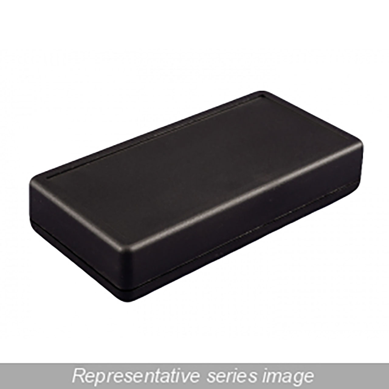 Standard Enclosure Plastic 8.66 x 5.5 x 1.6 Inch Black Battery Compartent